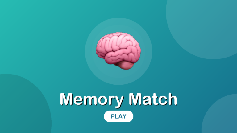 Memory Match game